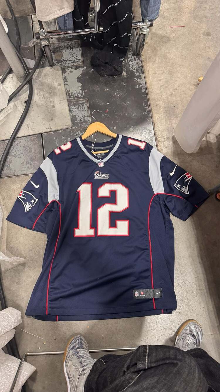 Nike New England Patriots Tom Brady #12 Jersey Size XXL Blue